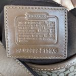 Coach Vtg  Soho Flap Hobo Brown Signature C Patchwork Shoulder Tote Bag W Rivets Photo 9