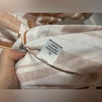 Eden & Olivia Button Up Orange & White Stripes Chic Flare Pocket Blouse Size XL Photo 11