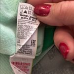 M&S COLLECTION SWEATER S/S LIGHT GREEN ON FRONT AND KELLY GREEN ON BACK SIZE SM Photo 8