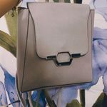 Mini Blue Grey Flap Backpack Gray Photo 0