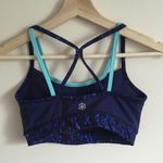 Gaiam Dual Dark Blue Multi Strap Atheltic Workout Sports Bra Photo 4