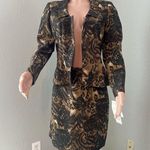 Leslie Fay Vintage 80s  FLORAL Skirt Suit 2 Piece Set Sz 10 Secretary NWT #123 Photo 9