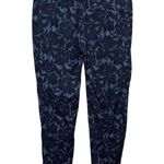 Athleta  Trekkie North Jogger Pants Women’s Size Medium Blue Pull On Tapered Zip Photo 6