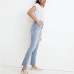 Madewell The Curvy Perfect Vintage Crop Distressed Jean Coffey Wash Size 28 Photo 2
