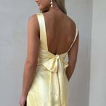 Splash Yellow Short Dress Photo 1