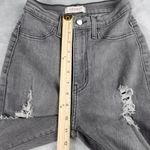 Vibrant  M.i.U. Women's Flare Jeans Gray Distressed Size 1 / 24 Photo 4