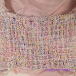 Eloquii tweed cropped top rainbow pink women plus size 16 Photo 7