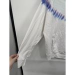 Peloton Sunburst Tie Dye 1/2 Zip Hoodie Women XL Blue Athleisure Athletic Photo 11