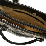 Giani Bernini Saffiano Plaid Medium Size Bag with Double Shoulder Straps Photo 5