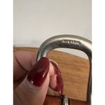 Coach Vintage  Tan Brown Leather Silver Brass Buckle 5922 Braided Belt 42" Size Photo 5