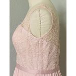 Morilee by Madeline Gardner Blush Pink Lace Long Gown Dress Size 10 Photo 8