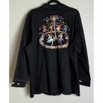 Bob Mackie  Wearable Art 2X Embroidered Maypole Dance Button Front Shirt Top NEW Photo 2