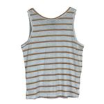 Patagonia Tank Top Womens S White Striped Organic Cotton Casual Clean Girl Photo 4