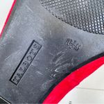 Talbots Red Suede Leather Pointed Toe Driving Flats Womens 10.5 Slip On Shoes Photo 5