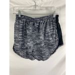 Nike  Dri Fit Womans Lined Black White Pattern Athletic Shorts Size Medium Photo 3