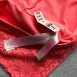 PINK - Victoria's Secret VS PINK Lace Halter Bralette Neon Orange NWT Photo 3