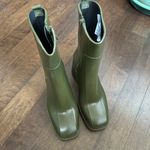 Jeffrey Campbell Play Drizzling Dark Green Block Heel Rain boots Photo 2