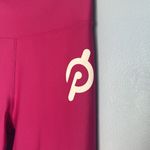 Peloton  Hot Pink Ribbed Blue Show Up Full Length Workout Legging Nwot Photo 5