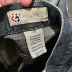 VINTAGE GROGGY DENIM SKIRT WITH RUFFLED HEM Size 28 Photo 5