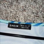 SheIn Blue Patterned  mini dress Photo 3