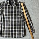 J.Crew Shirt Womens 4 Multicolor Long Sleeve Button Up Plaid Slim Fit Shirt Black Photo 4