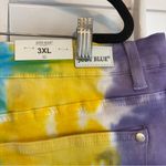 Judy Blue  High Waist‎ Tie Dye Denim Shorts Size 3X Photo 6