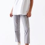 PacSun Gray Double Stripe Straight Leg Jeans High Waist Crop Ankle 29 Photo 0