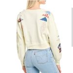 Dannijo NWT Cropped Patchwork Sweater Pastel Cream Butter Boxy Oversized size XS Photo 1
