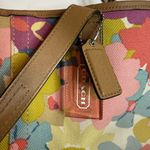Coach Hadley Floral Tote Canvas Shoulder Bag Photo 5