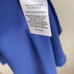 EXPRESS Royal Blue Deep V Neck Wrap Tie Dress XS Photo 4