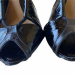 L.A.M.B. Peep Toe Leather Heels  Photo 2