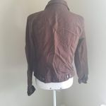 SO Womens Brown Denim Jacket By  Button-Up Front Chest Pockets XL Size Long Sleev Photo 2