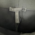 BCBG MaxAzira Bayle Pants Womens Medium Black Faux Leather Accents Photo 5