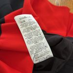 Alexander McQueen Pleated Peplum Top Colorblock red black XS vintage Y2K 38 Photo 7