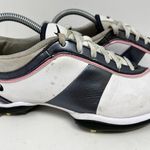 Nike White Pink Silver Leather Golf Shoes Womens Size 6 *READ* Photo 6