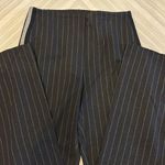 Lysse Lyssé Women’s Pull On Black with Pinstripes + Grey & Black Side Stripes - Size L Photo 2