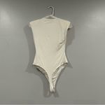 Good American Mock Neck Power Shoulder Pad Essential Bodysuit Size 1 Small S Photo 3