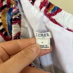 J.Crew  Womens Off the Shoulder Floral Linen Blend‎ Mini Summer Dress Size Large Photo 1