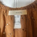 Eberjay Eberjey Brown Eyelet Cotton Dress Photo 2