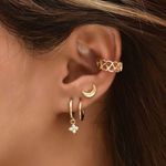 5 pc gold earring set Photo 0