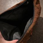 Handmade Boho Floral Embroidered Crossbody Bag Brown Red Patchwork Sling Purse Photo 5