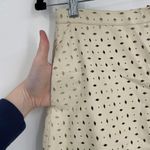 HD in Paris Womens Faux Leather Lined Cut-Outs Swing A-Line Skirt Beige Size 2 Photo 2