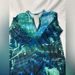 Azalea Music Note Print Tunic Top‎ / Mini Dress – Size 2X Blue Photo 3