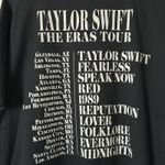 Taylor Swift The Eras Tour T-Shirt Tee Black 100% Cotton Size Small Photo 3