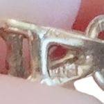 Diamond 10k Heart Pendant Necklace Solid Yellow and White Gold Photo 3