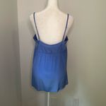 Lilly Pulitzer periwinkle blue silk tank top size M Photo 4