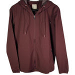 Vuori Maroon Lightweight Full Zip Jacket Women's Small Athletic Hooded Photo 0