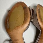 AGL Attilio Giusti Leombruni Women's Metallic Bow Ankle Strap Heels Size‎ 38 Gold Size 7.5 Photo 15