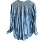 Free People  Canyon Rose Button Down Embroidered Tunic. Size Small. Photo 3