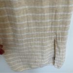 Gap NWT Long Sleeve Side Slit Ribbed Striped Crewneck Sweater Dress Size Medium Photo 3